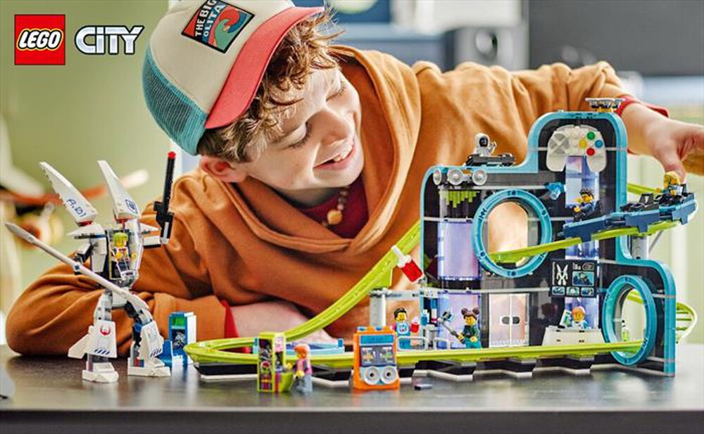 Immagine del prodotto LEGO - MY CITY Montagne russe di Robot World 60421