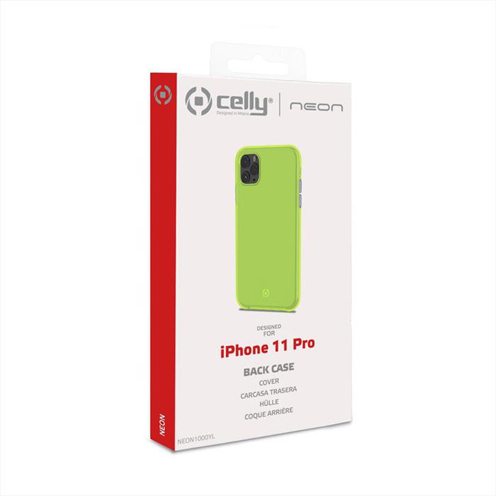 "CELLY - NEON1000YL - NEON IPHONE 11 PRO-Giallo/TPU"