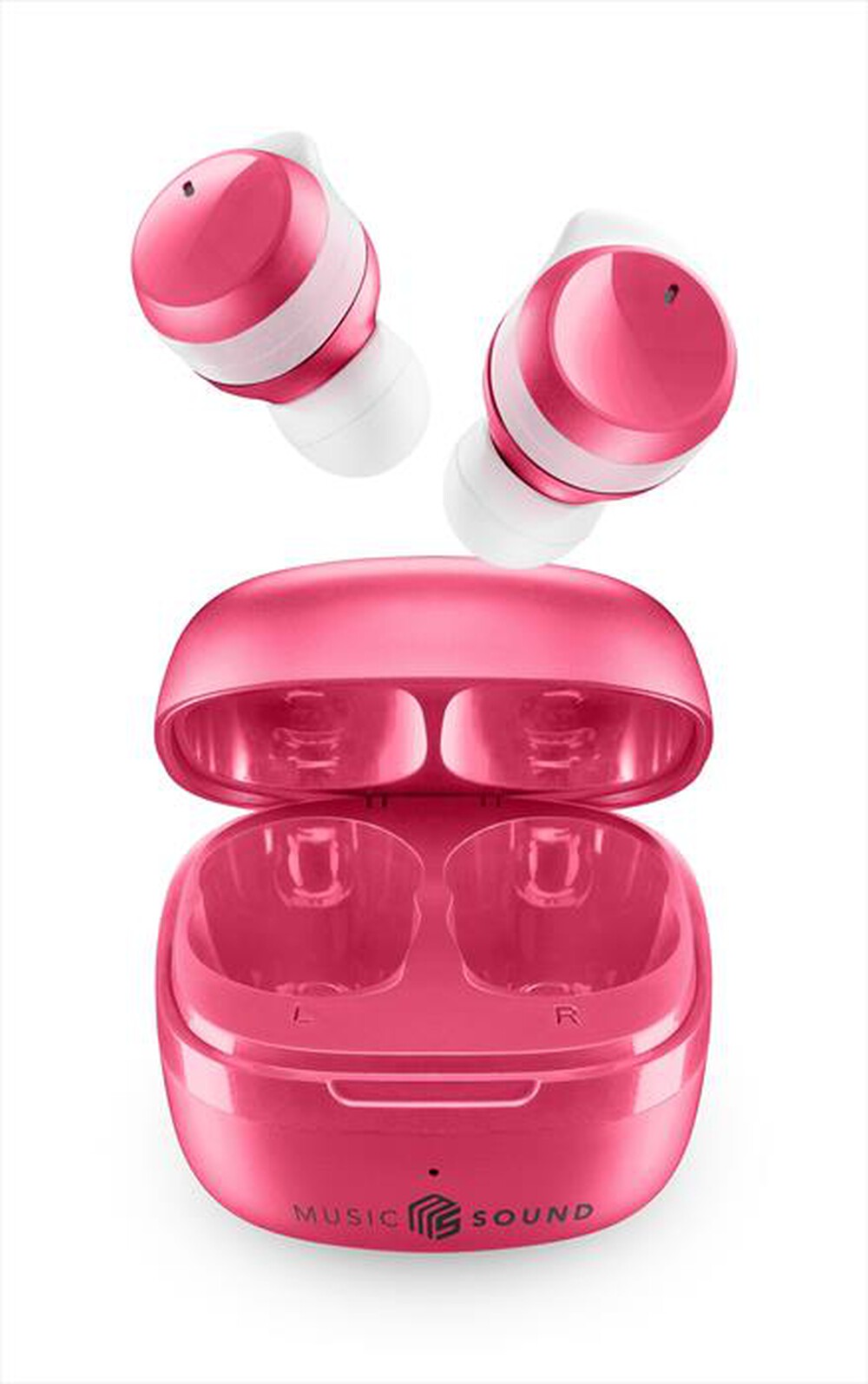 "CELLULARLINE - Auricolare bluetooth BTMSTWSFLOWP-Rosa"