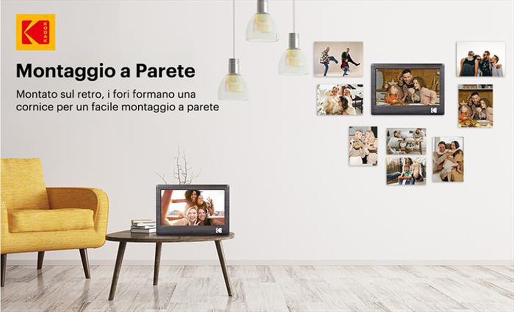 Immagine del prodotto KODAK - CORNICE DIGITALE 7", 1024X600-Grigio