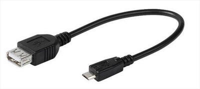 VIVANCO - Micro USB B-plug <-> USB A-presa