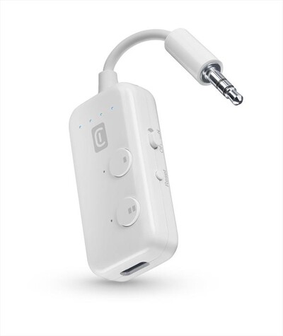 CELLULARLINE - Ricevitori audio bluetooth IN-FLIGHT TRANSMITTER-Bianco