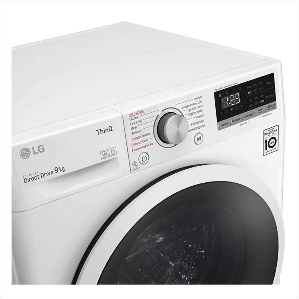 Immagine del prodotto LG - Lavatrice F4WV509S1EA 9 Kg Classe B-White