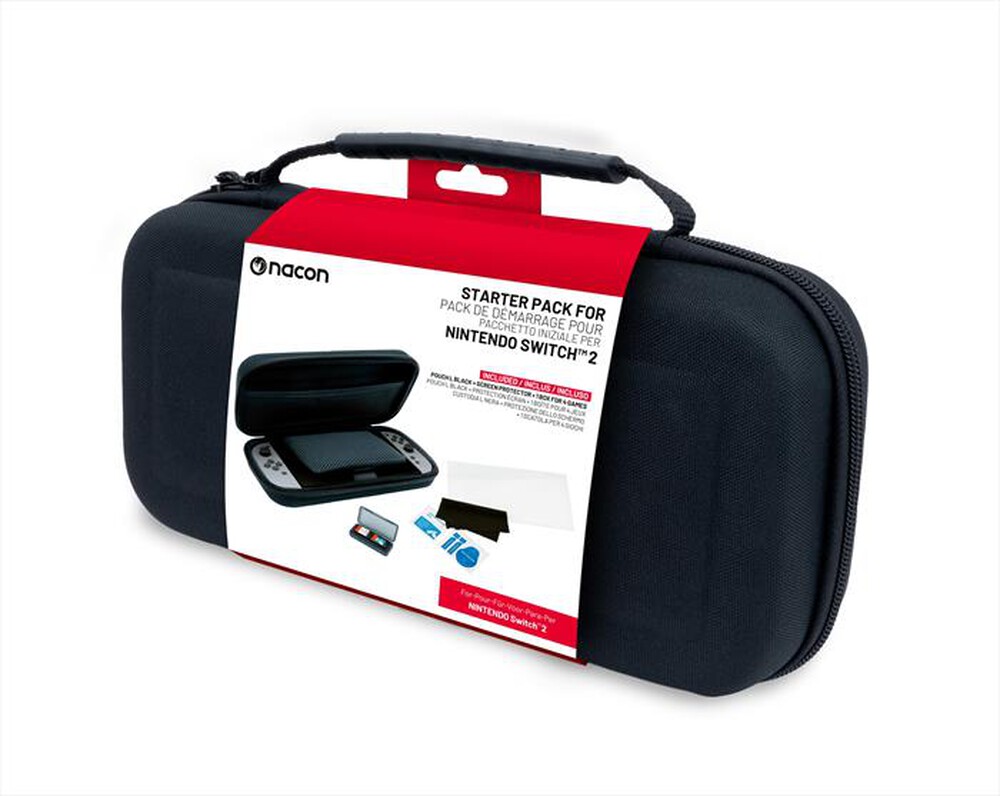 Immagine del prodotto BIG BEN - Kit custodia, vetro, case giochi Switch 2-Nero