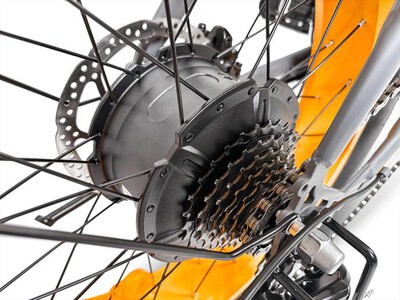 ARGENTO - Fat bike MINIMAX-GRIGIO/ARANCIONE