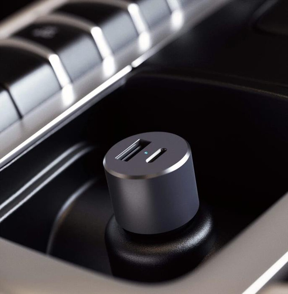 "SATECHI - ADATTATORE PER CARICABATTERIE DA AUTO PD TYPE-C 72-SPACE GREY"