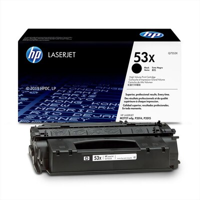 HP - 53X TONER ORIGINALE ALTA CAPACITA'-Nero, Alta Aapacità,  HP - 53X TONER ORIGINALE ALTA CAPACITA'-Nero, Alta Aapacità