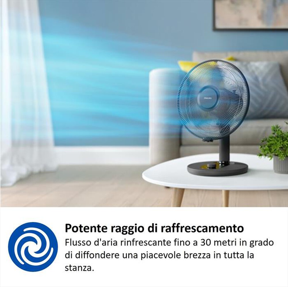 Immagine del prodotto PHILIPS - Ventilatore da scrivania Serie 1000 CX1030/01-Nero