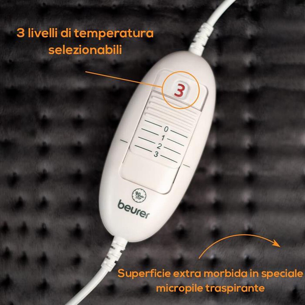 "BEURER - Termoforo singolo HK 53 COSY-Grigio"