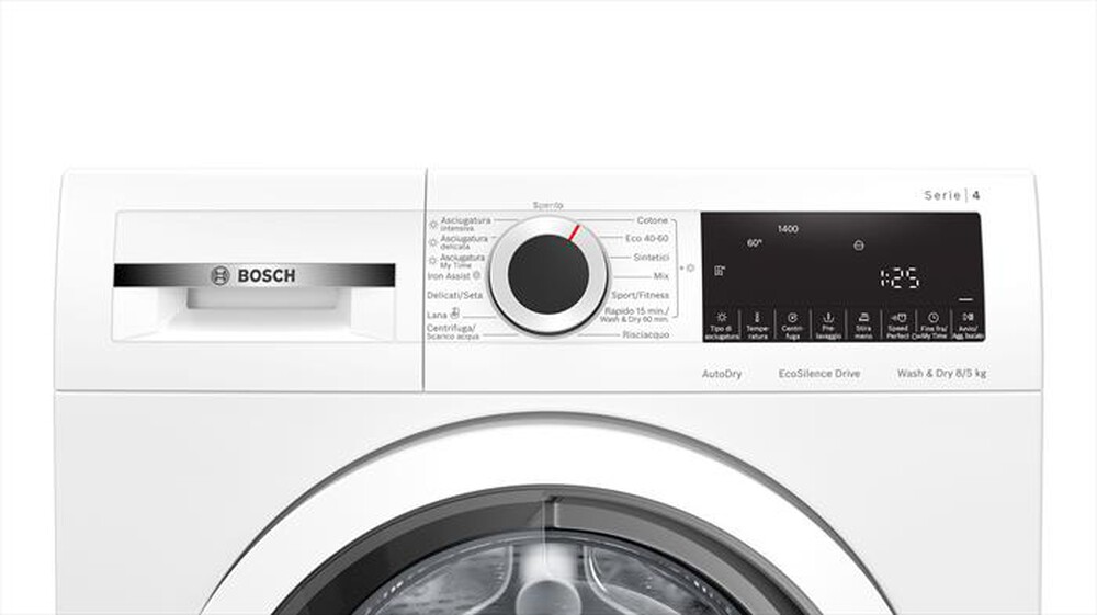 Immagine del prodotto BOSCH - Lavasciuga WNA13400IT 8/5 Kg Classe C-BIANCA