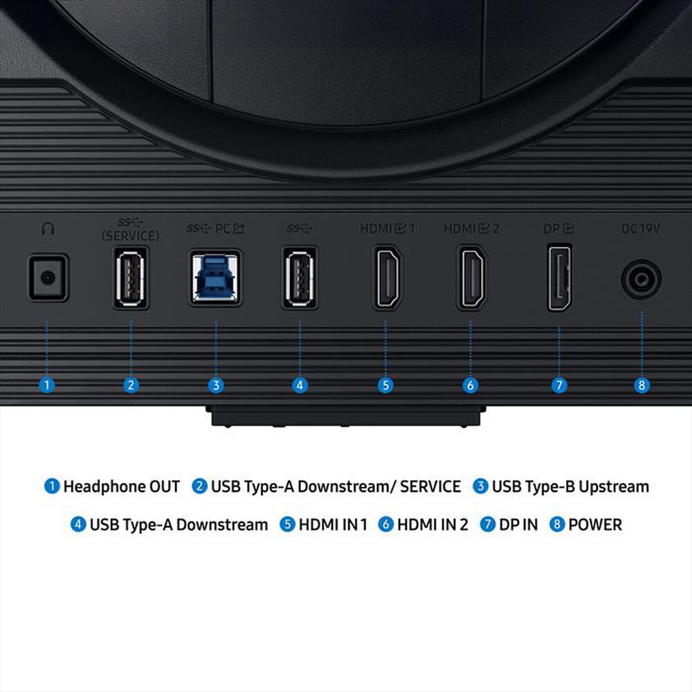 Immagine del prodotto SAMSUNG - MONITOR GAMING ODYSSEY G7 - G70F DA 27" UHD FLAT