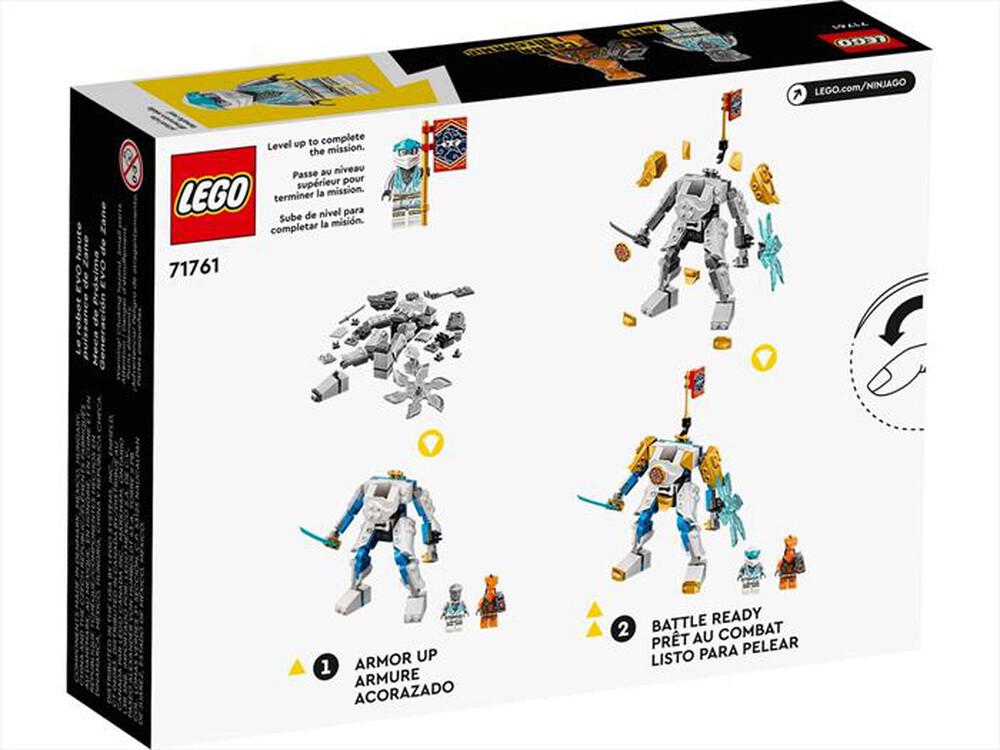 "LEGO - NINJAGO MECH POTENZIATO DI ZANE - EVOLUTION -71761"