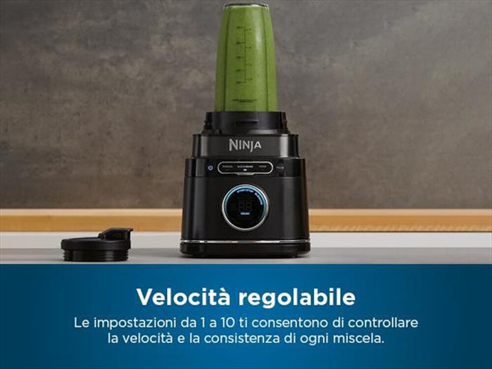 "NINJA - FRULLATORE AD ALTA POTENZA DETECT TB301EU-Nero"