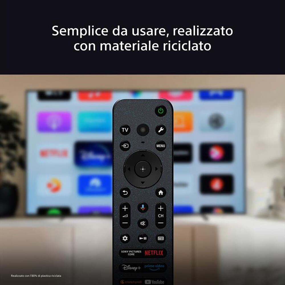 Immagine del prodotto SONY - Smart TV OLED 77" 4K K77XR8APAEP 120Hz-Nero