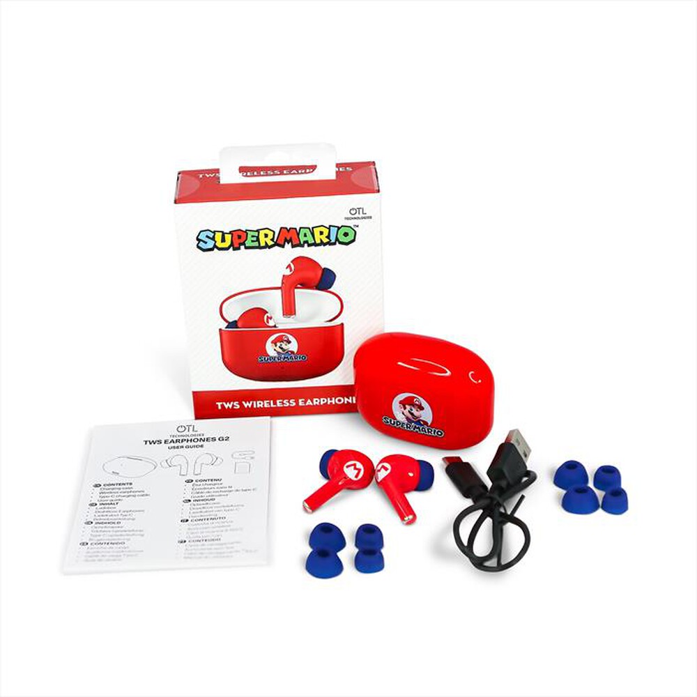 "OTL - Auricolari Bluetooth SUPER MARIO RED CORE TWS"