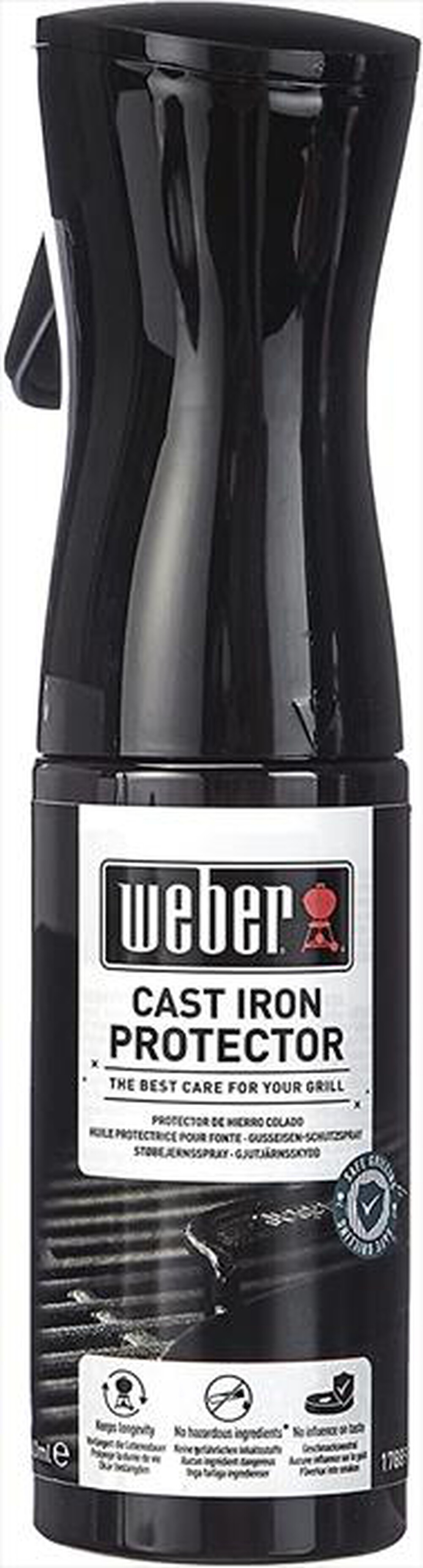 "WEBER - SPRAY PROTETTIVO PER GHISA - 200ML-NERO"