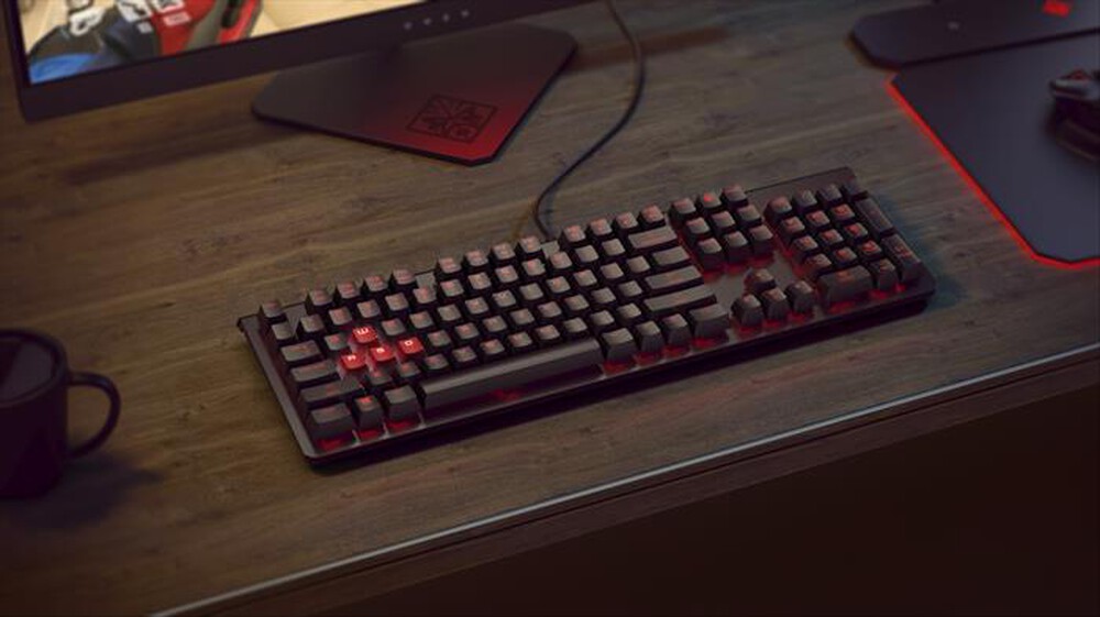 "HP - OMEN ENCODER CHERRY MX RED-Nera"
