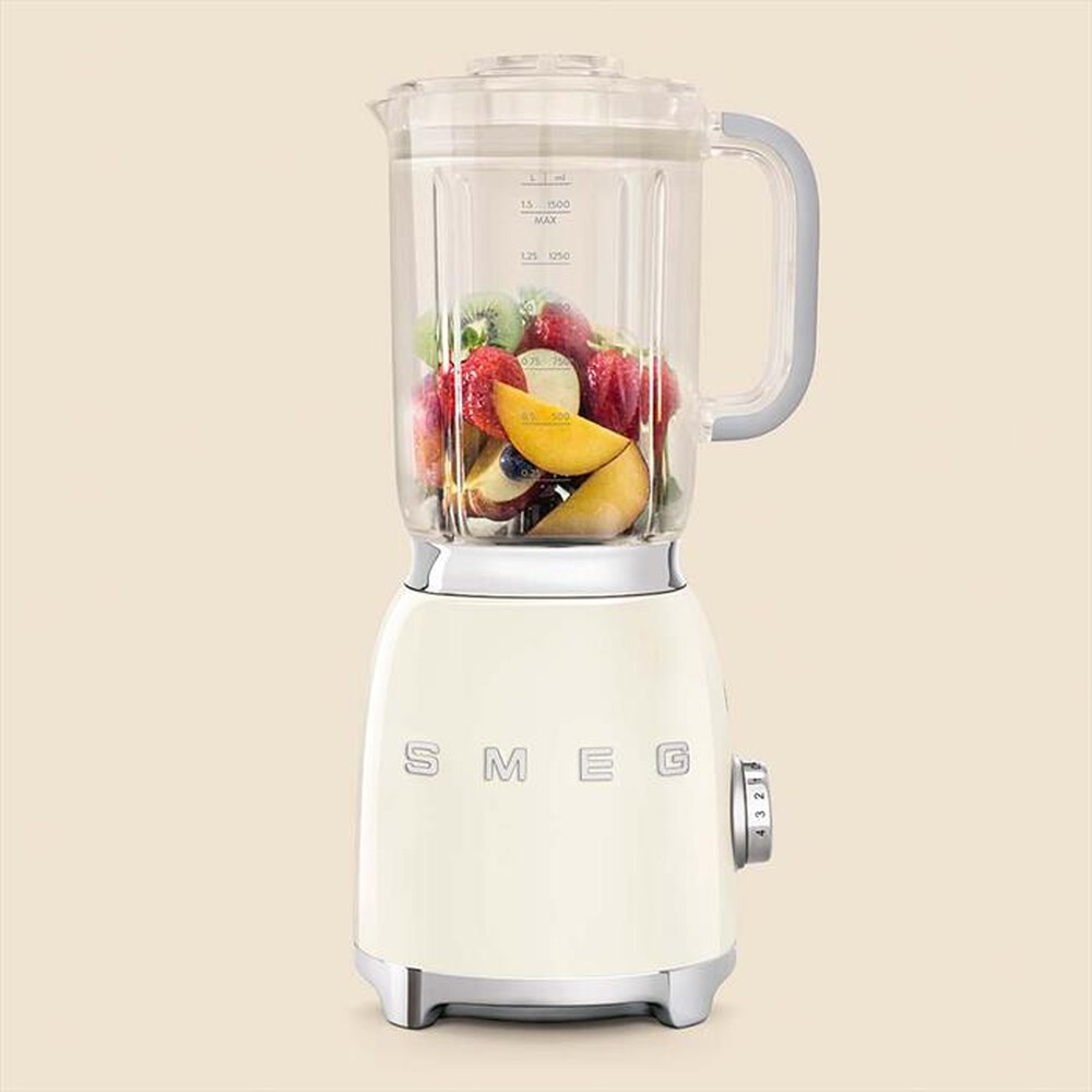 "SMEG - Frullatore da Tavolo 50's Style – BLF01CREU-panna"