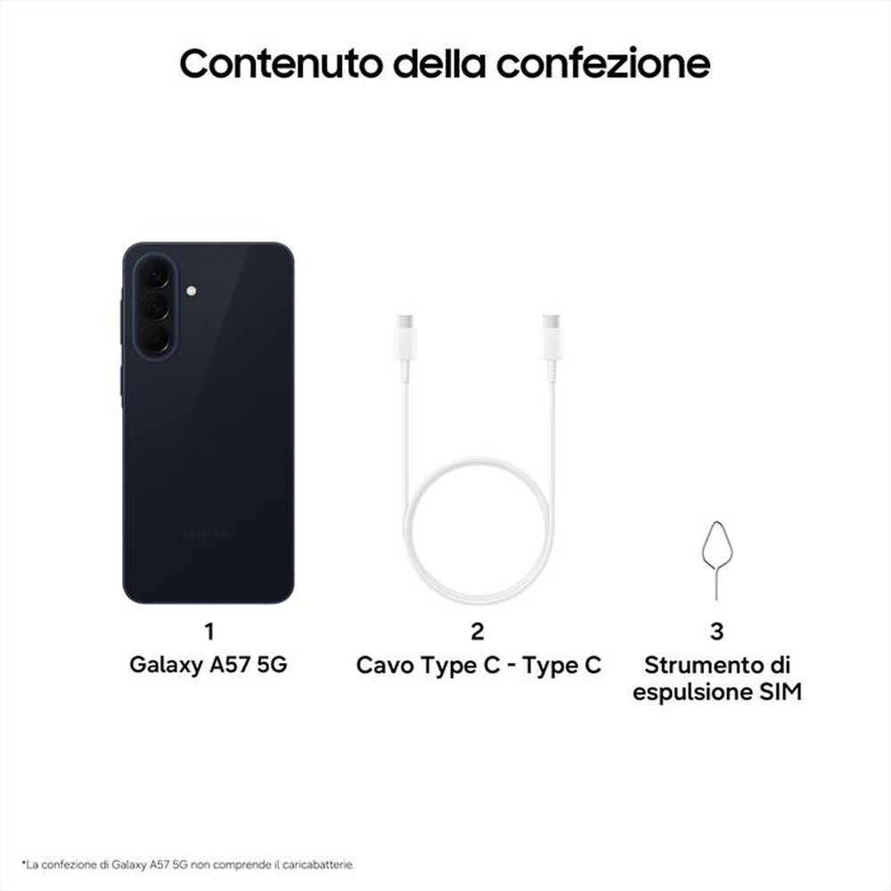 Immagine del prodotto SAMSUNG - Smartphone Galaxy A57 5G 128GB-Awesome Navy