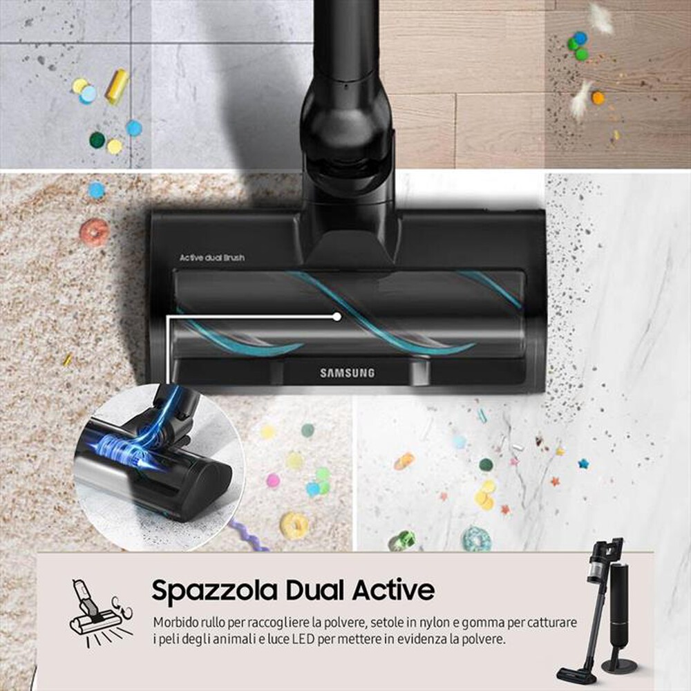 Immagine del prodotto SAMSUNG - Scopa elettrica VS90F40DEK/WA-Satin black