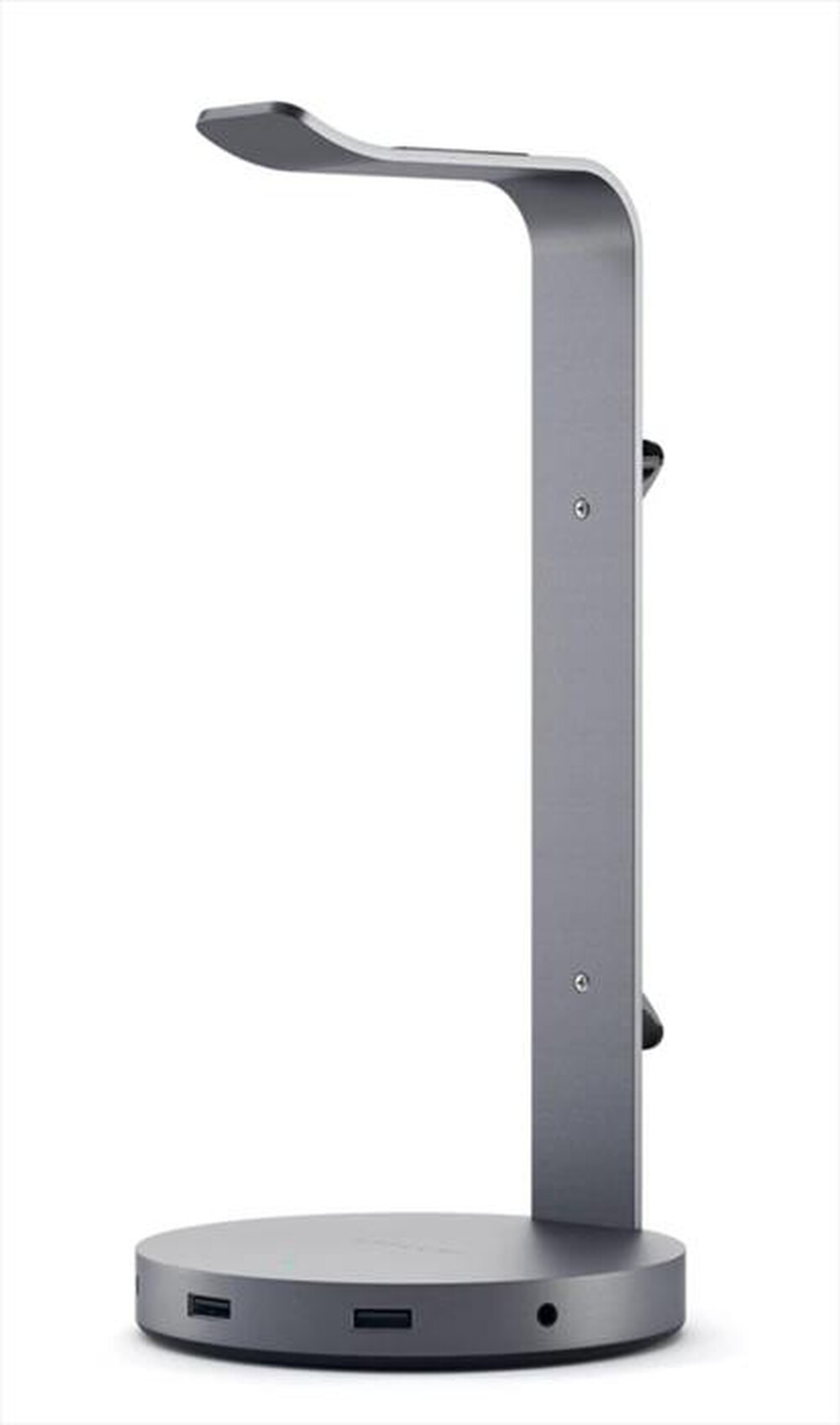"SATECHI - STAND PER CUFFIE HUB USB IN ALLUMINIO-grigio"