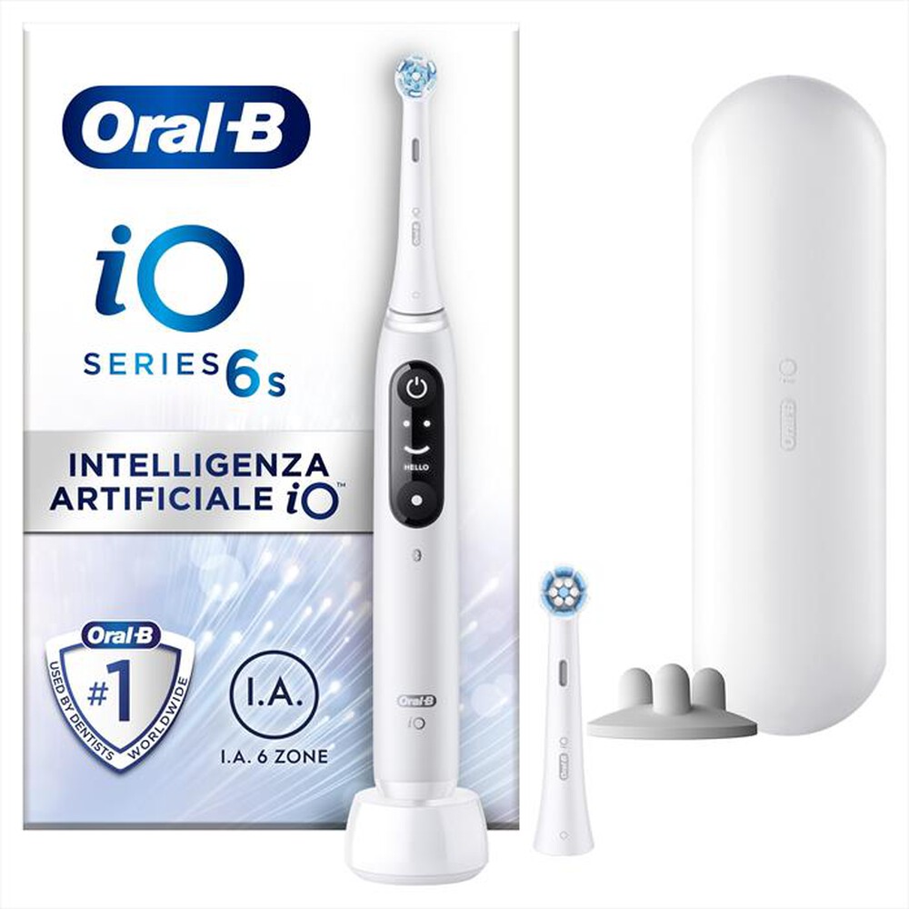 "ORAL-B - Spazzolino elettrico IO6 SERIES-Bianco"