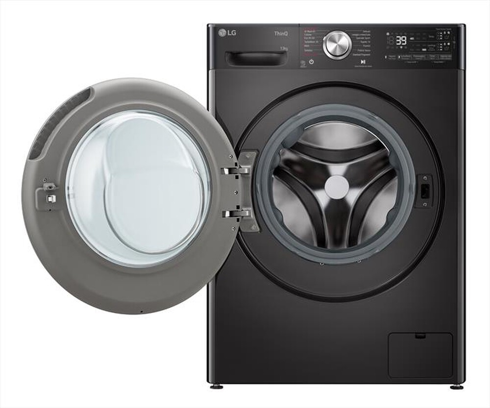"LG - Lavatrice AI DD R9 F4R9513TPBC 13kg Classe A-Nero"