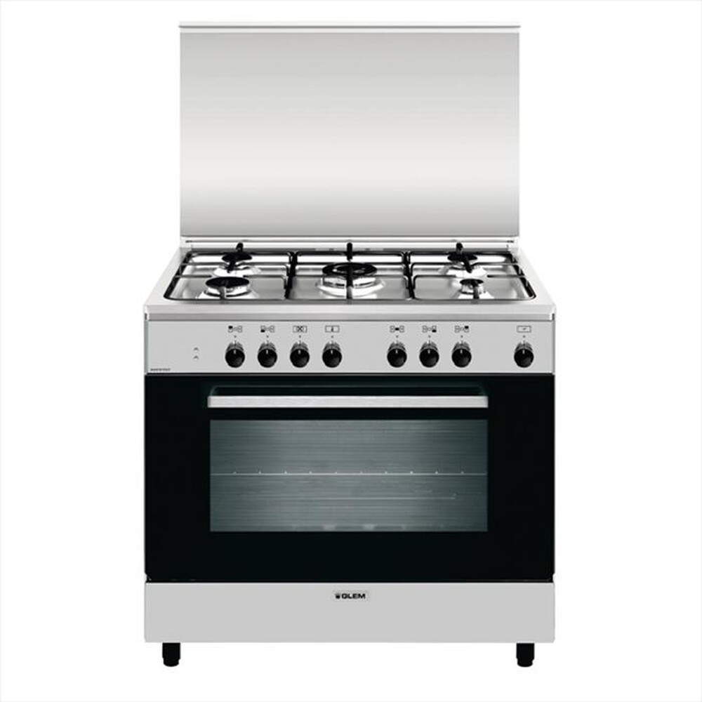 "GLEM GAS - Cucina a gas AN965MI6 Classe A-inox"