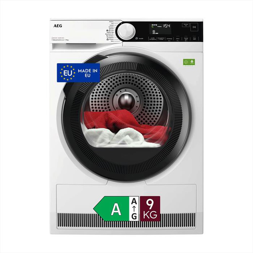 Immagine del prodotto AEG - Asciugatrice 9Kg TR8HD9A Classe A-Bianco