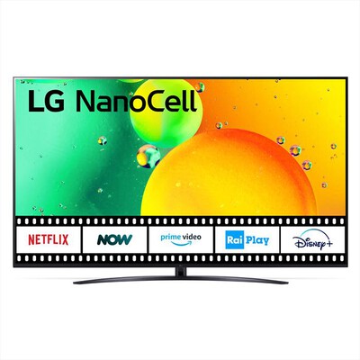 LG - Smart TV Nanocell UHD 4K 86" 86NANO766QA-Ashed Blue