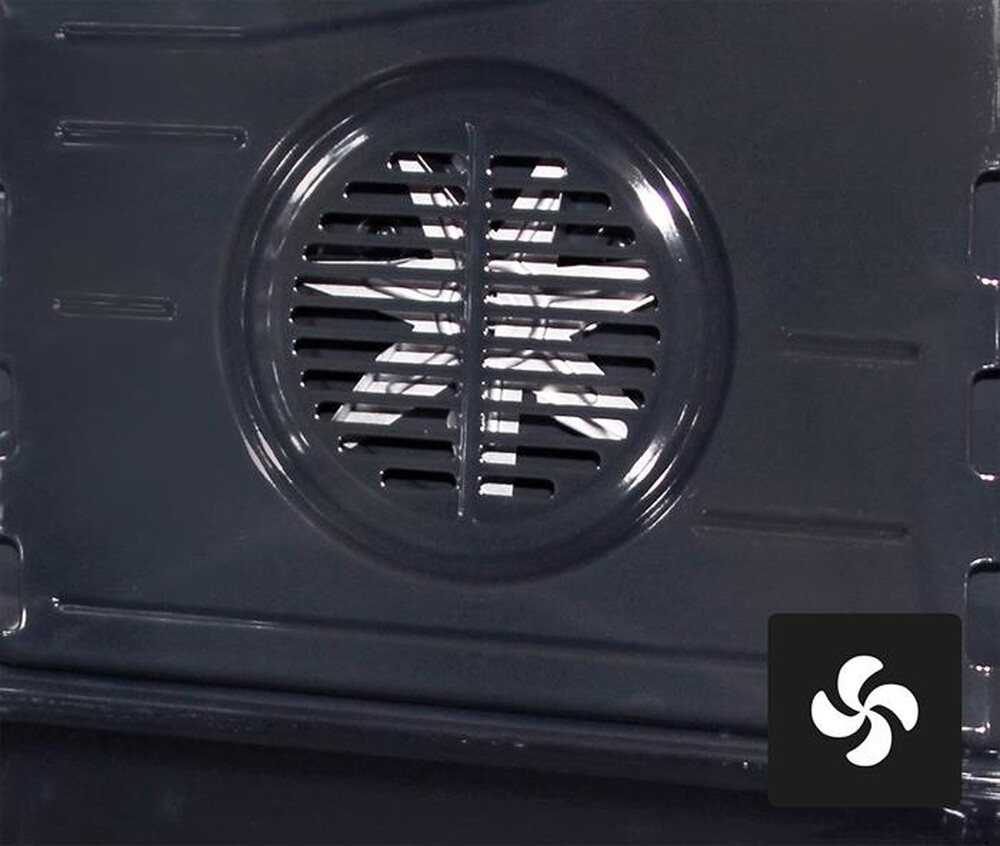 "GLEM GAS - Cucina SA965MBK Classe A-Nero Carbone"