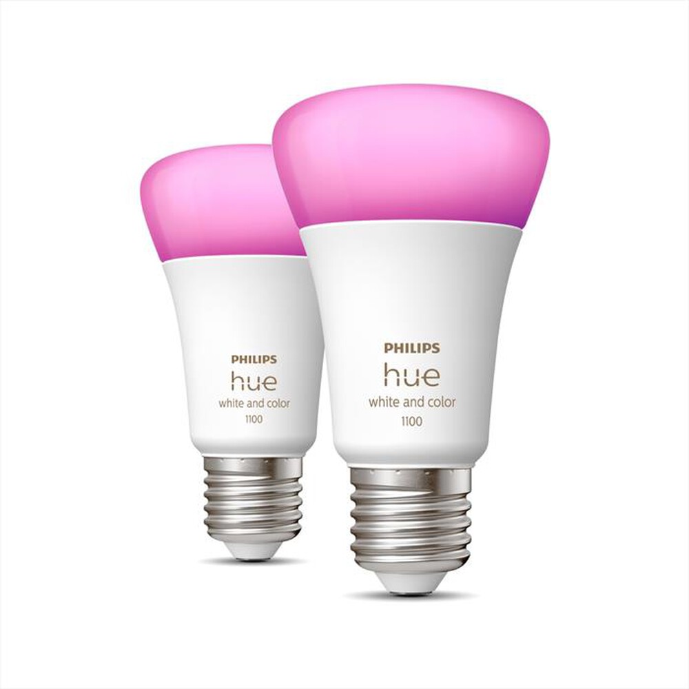 "PHILIPS - HUE WHITE AND COLOR AMBIANCE 2 X LAMPADINE E27 9W"