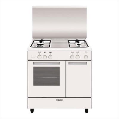 GLEM GAS - Cucina a gas AR854GX Classe A-Bianco