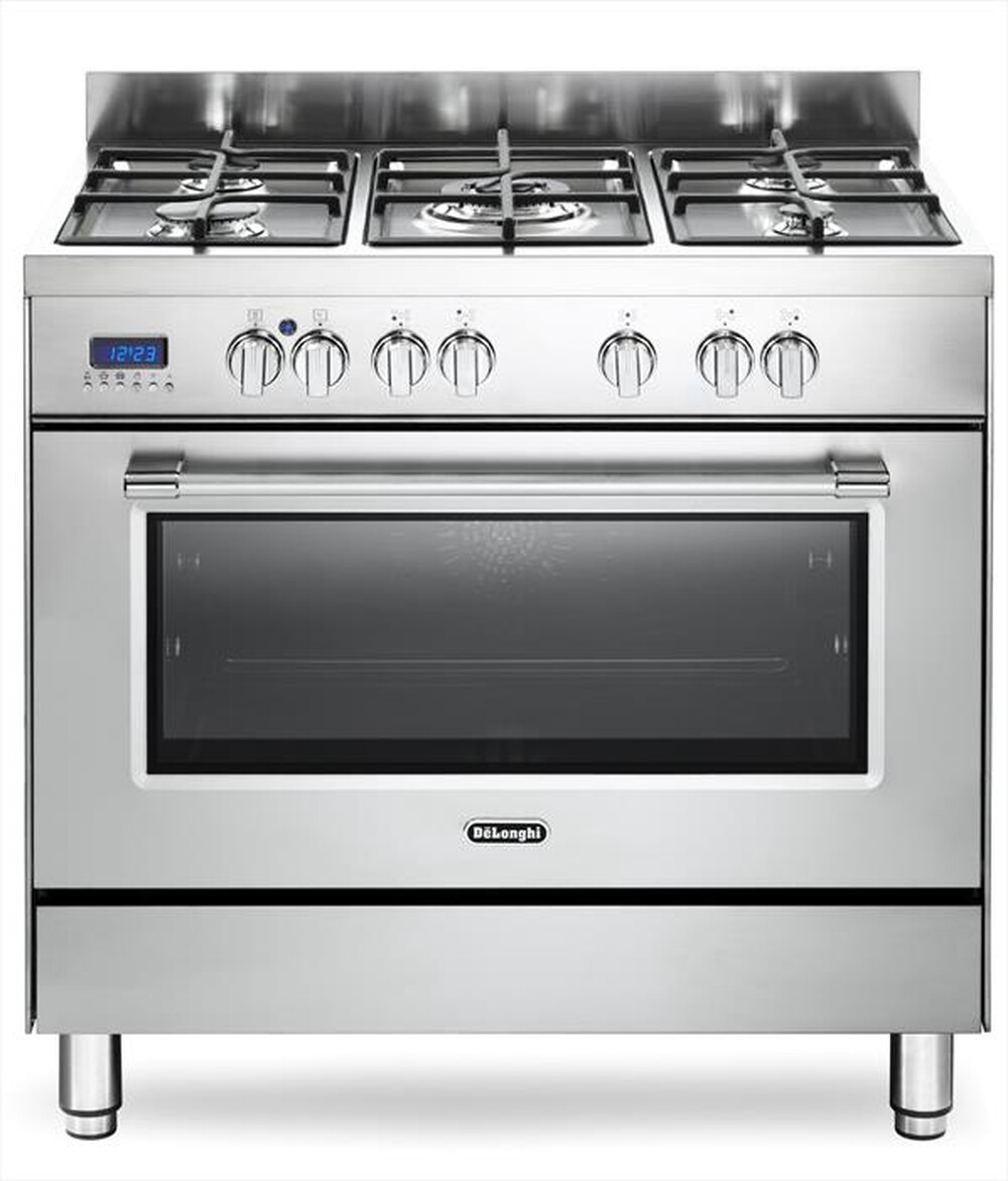 "DE LONGHI - Cucina a gas PRO 96 MX ED Classe A-Inox"