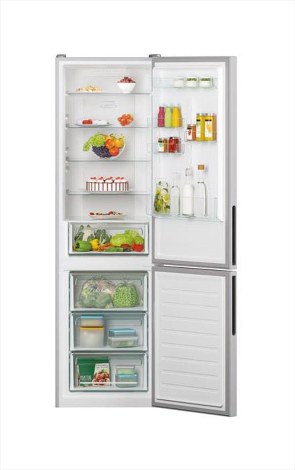 "CANDY - Frigorifero combinato CCE4T620ES Classe E 377 lt"