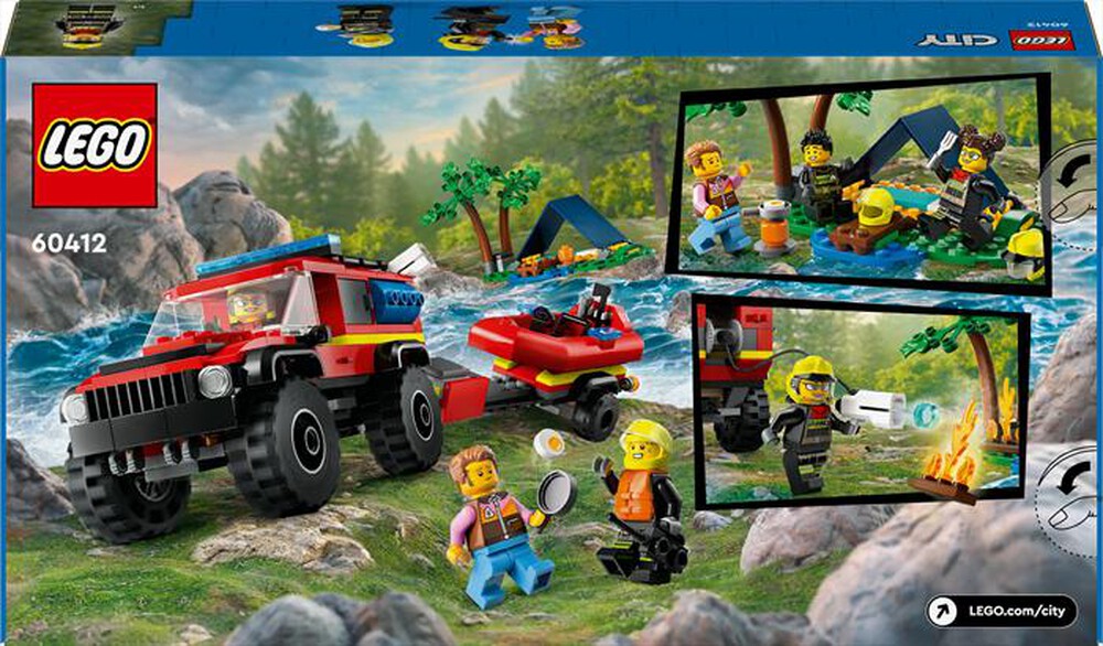 Immagine del prodotto LEGO - CITY Fire Fuoristrada antincendio e gommone 60412