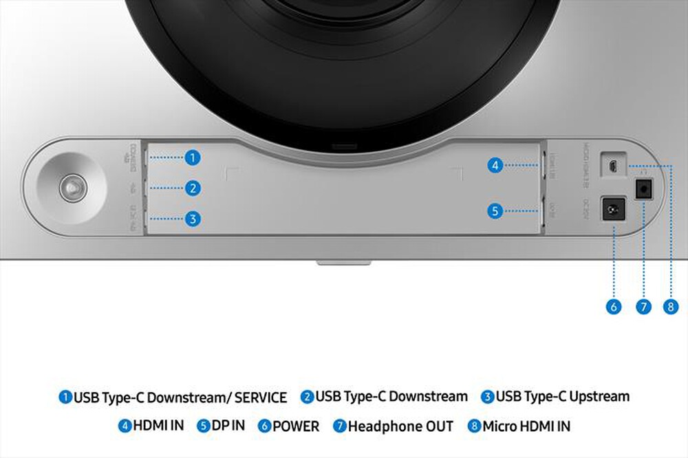 Immagine del prodotto SAMSUNG - MONITOR GAMING ODYSSEY OLED G9 - G91SD DA 49"-Silver