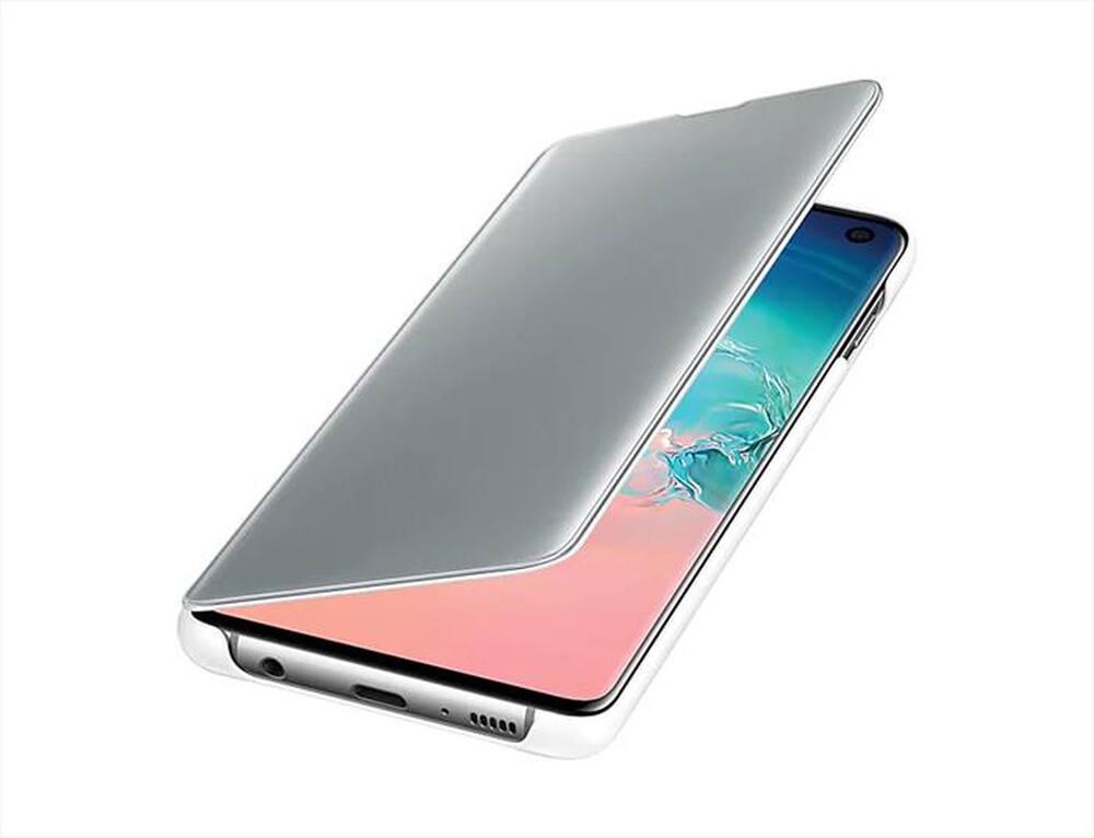 "SAMSUNG - CLEAR VIEW COVER GALAXY S10-BIANCO"