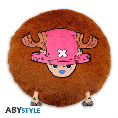 ABYSSE - ONE PIECE - CUSCINO LICENZA UFFICIALE - CHOPPER-Marrone