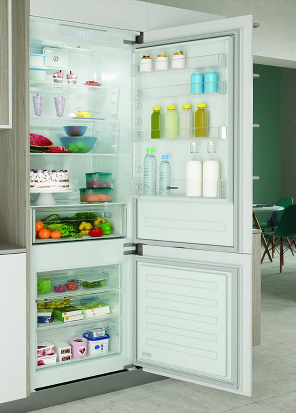 Immagine del prodotto INDESIT - Frigorifero combinato IND 402 Classe E 400 lt-Bianco