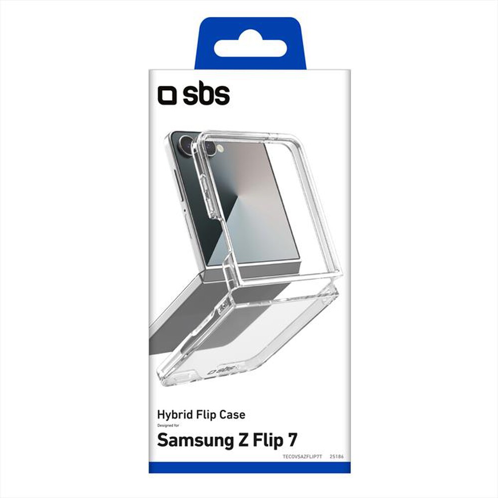 Immagine del prodotto SBS - Cover Hybrid per Samsung Z Flip 7-Trasparente