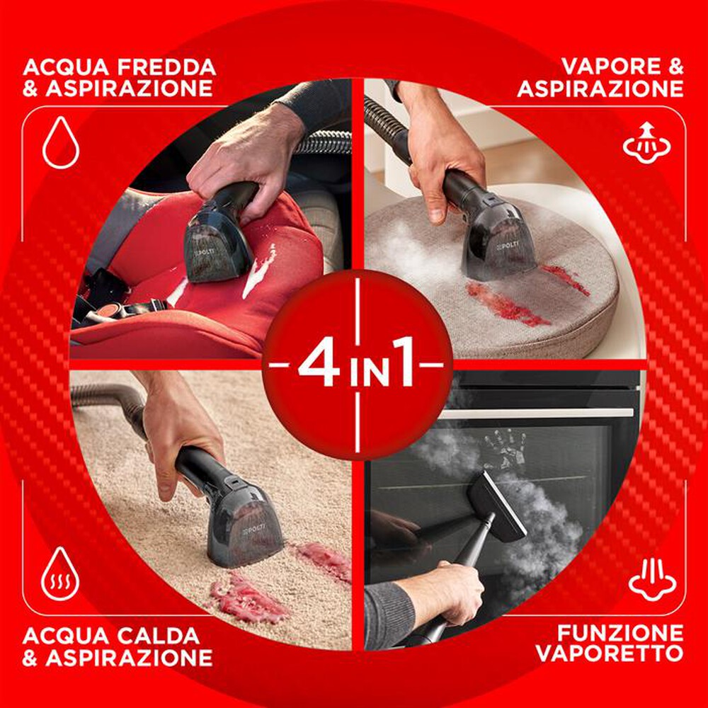 Immagine del prodotto POLTI - Lavatappeti con funzione a vapore STAINOVER SC30-Grigio