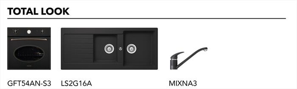 Immagine del prodotto GLEM GAS - Piano cottura a gas GT64AN 4 fuochi 58,5cm-Antracite