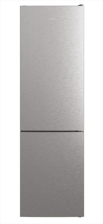 CANDY - Frigorifero combinato CCE4T620EX Classe E 377 lt-Argento