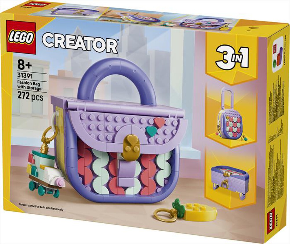 Immagine del prodotto LEGO - CREATOR Borsetta alla Moda Portaoggetti - 31391-Multicolore