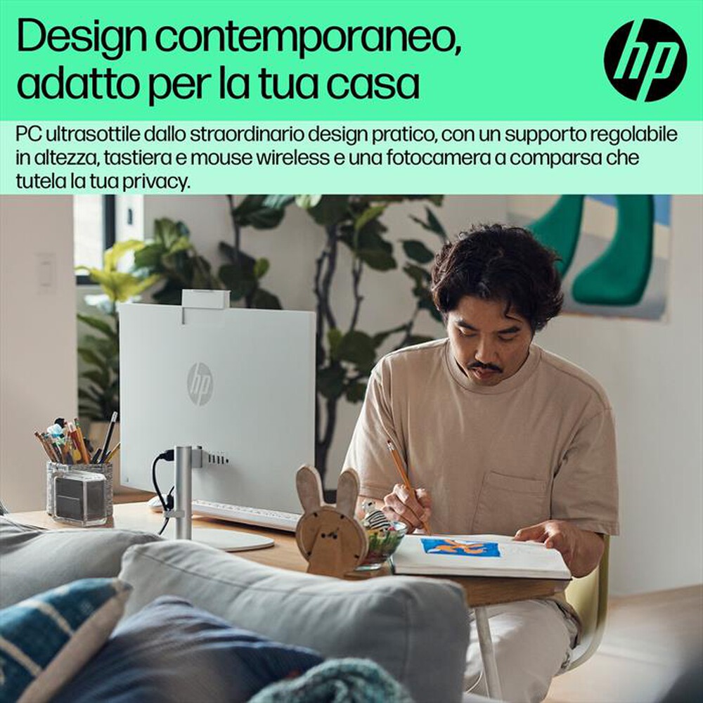 Immagine del prodotto HP - Desktop ALL IN ONE 24-CR0071NL-Shell White