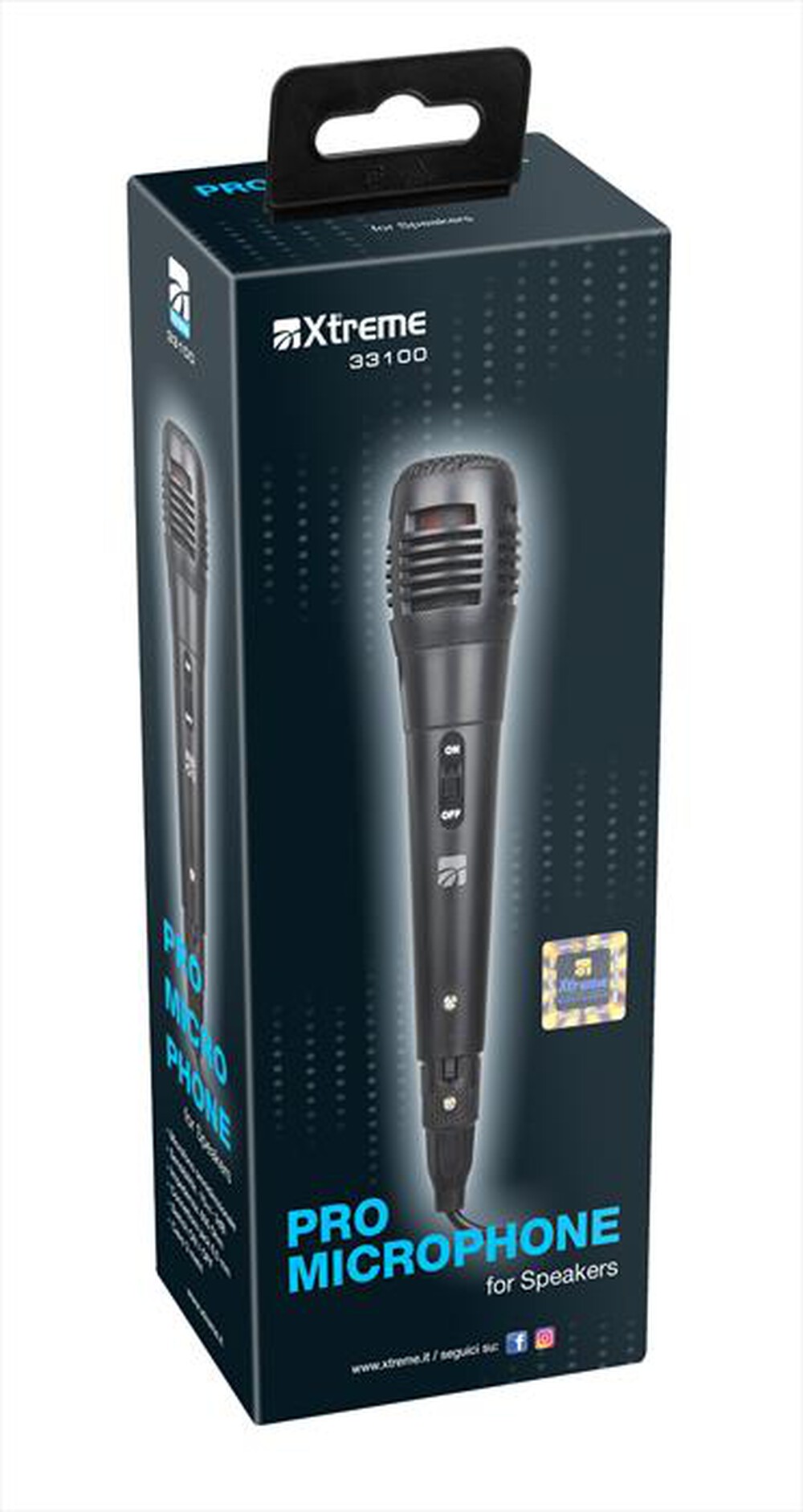 Immagine del prodotto XTREME - PRO MICROPHONE-NERO