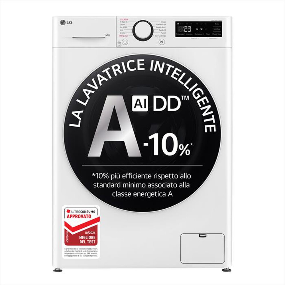 "LG - Lavatrice AI DD R5 F4R5010TSWW 10kg Classe A-Bianca"