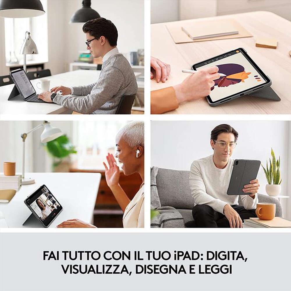 "LOGITECH - Combo Touch iPad Air (4a gen)"