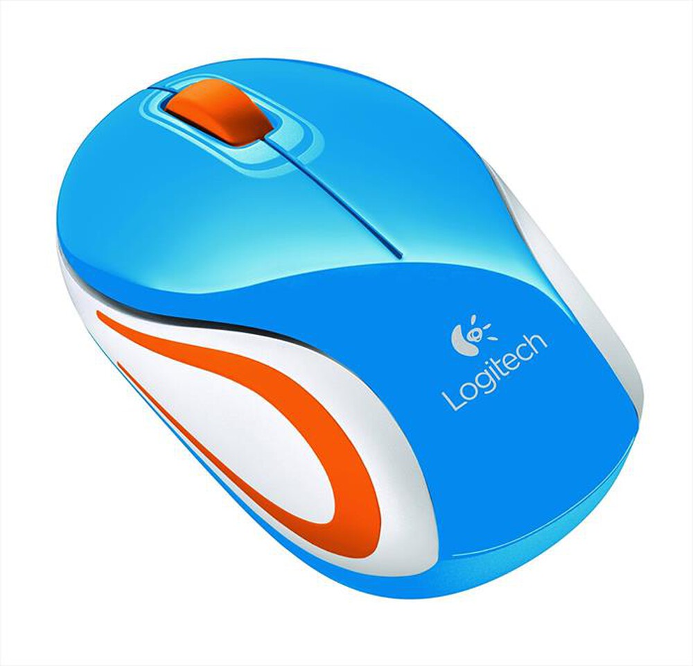"LOGITECH - Wireless Mini Mouse M187-Blu"
